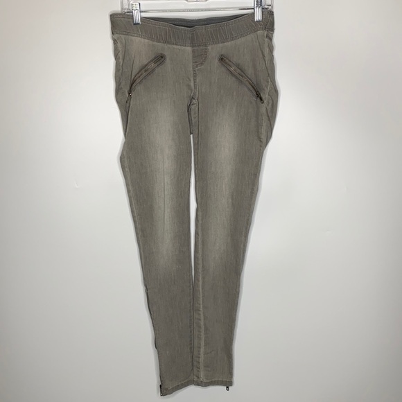Wendy Bellissimo Gray Maternity Skinny Pants - Picture 1 of 15
